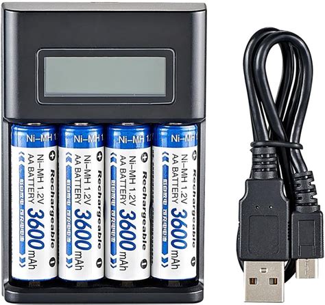 rechargeable batteries and charger amazon|Amazon.co.uk: Rechargeable Battery And Charger.